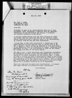 General Correspondence > Correspondence-July-December 1946