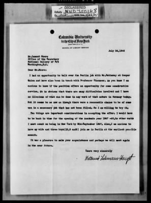 General Correspondence > Correspondence-July-December 1946