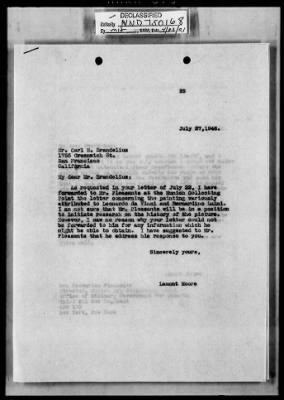 General Correspondence > Correspondence-July-December 1946