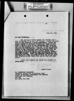 General Correspondence > Correspondence-July-December 1946