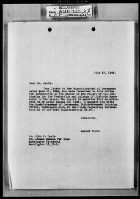 General Correspondence > Correspondence-July-December 1946