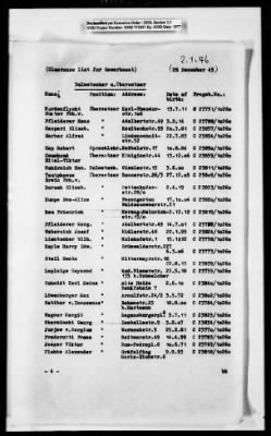 Administrative Records > Denazification : Fragebogen Clearance Sheets, August 11 1945-January 29, 1946