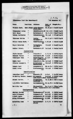 Thumbnail for Administrative Records > Denazification : Fragebogen Clearance Sheets, August 11 1945-January 29, 1946