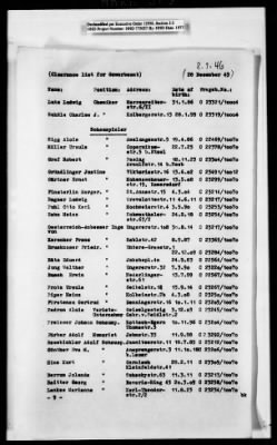 Thumbnail for Administrative Records > Denazification : Fragebogen Clearance Sheets, August 11 1945-January 29, 1946