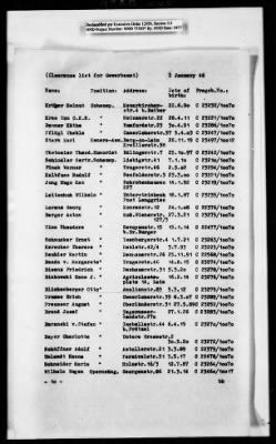 Thumbnail for Administrative Records > Denazification : Fragebogen Clearance Sheets, August 11 1945-January 29, 1946