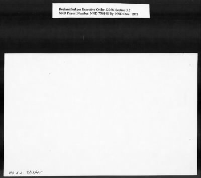 Thumbnail for Card File on Art-Looting Suspects > RECORDS OF THE AMERICAN COMMISSION FOR THE PROTECTION AND SALVAGE OF ARTISTIC AND HISTORIC MONUMENTS IN WAR AREAS (THE ROBERTS COMMISSION), 1943-1946