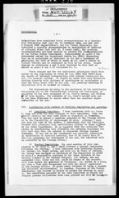 Thumbnail for Reports from Advisors Overseas > [Sumner Mck.] Crosby's Report No 1, 2nd Trip, Dated April 5, 1945