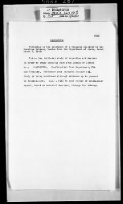 Thumbnail for Reports from Advisors Overseas > [Sumner Mck.] Crosby's Report No 1, 2nd Trip, Dated April 5, 1945