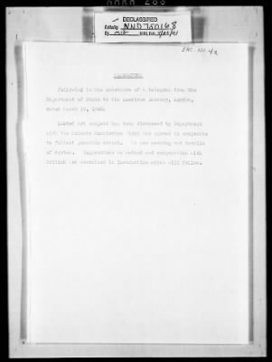 Thumbnail for Reports from Advisors Overseas > [Sumner Mck.] Crosby's Report No 1, 2nd Trip, Dated April 5, 1945