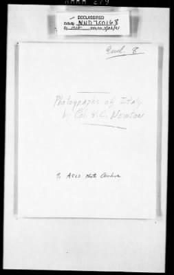 Thumbnail for Reports from Advisors Overseas > [Sumner Mck.] Crosby's Report No 1, 2nd Trip, Dated April 5, 1945