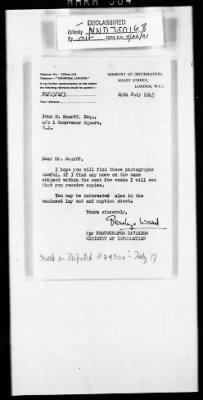 London Files > London File - Scarff And Walker Correspondence, July - September 1945