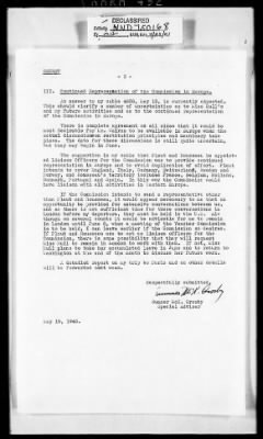 Reports from Advisors Overseas > London Dispatch No. 23153, [Sumner Mck.] Crosby's Report No. 3, Dated May 19, 1945