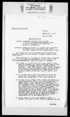 Reports from Advisors Overseas > London Dispatch No. 23153, [Sumner Mck.] Crosby's Report No. 3, Dated May 19, 1945