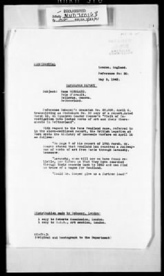 Reports from Advisors Overseas > London Dispatch No. 23285, [Jane] Mull's Report, Dated May 28, 1945