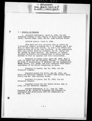 Thumbnail for Records Relating to the Restitution of Cultural Materials > Office Of Strategic Services (OSS) - Special Reports Art Unit (1 Of 7)