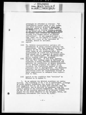 Thumbnail for Records Relating to the Restitution of Cultural Materials > Office Of Strategic Services (OSS) - Special Reports Art Unit (1 Of 7)