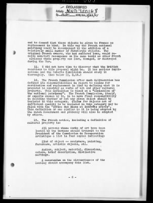 Thumbnail for Records Relating to the Restitution of Cultural Materials > Office Of Strategic Services (OSS) - Special Reports Art Unit (1 Of 7)