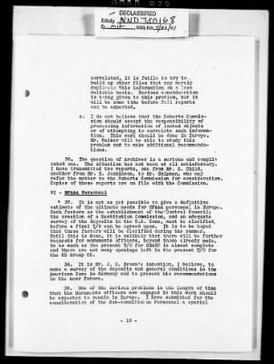 Thumbnail for Records Relating to the Restitution of Cultural Materials > Office Of Strategic Services (OSS) - Special Reports Art Unit (1 Of 7)