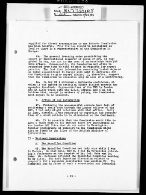 Thumbnail for Records Relating to the Restitution of Cultural Materials > Office Of Strategic Services (OSS) - Special Reports Art Unit (1 Of 7)