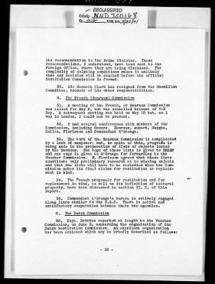 Thumbnail for Records Relating to the Restitution of Cultural Materials > Office Of Strategic Services (OSS) - Special Reports Art Unit (1 Of 7)