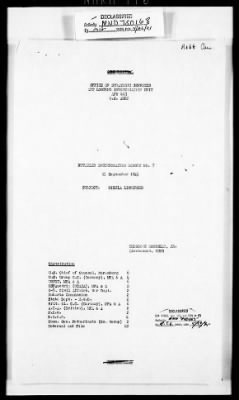 Thumbnail for Records Relating to the Restitution of Cultural Materials > Office Of Strategic Services (OSS) - Special Reports Art Unit (1 Of 7)