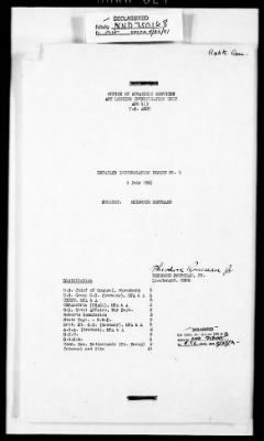 Records Relating to the Restitution of Cultural Materials > Office Of Strategic Services (OSS) - Special Reports Art Unit (1 Of 7)