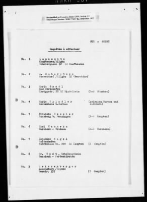 Thumbnail for Restitution Research Records > Investigations By Foreign Representatives: France