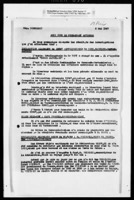 Thumbnail for Restitution Research Records > Investigations By Foreign Representatives: France