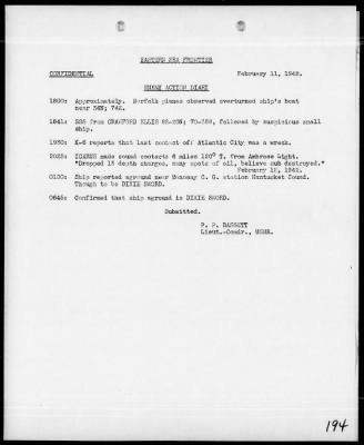 COMEASTSEAFRON > War Diary, 12/1/41 to 6/30/42