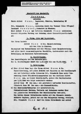 Thumbnail for Reports On Businesses > Report On Alfred Kunz + Co (K. G.) Grossraming, Upper Austria From GEA Branch - Worksheets