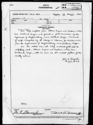 Thumbnail for USS PCE-868 > War Diary, 8/31/43 to 9/30/43