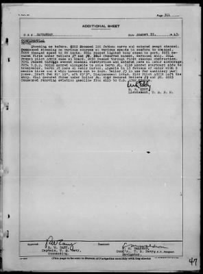 USS SAVANNAH > War Diary, 8/1-31/43 (Action Report)