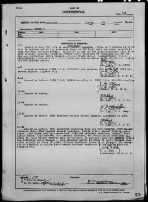 USS SAVANNAH > War Diary, 8/1-31/43 (Action Report)