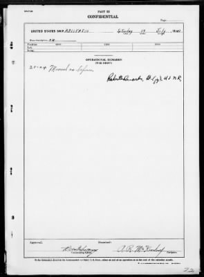 USS ARISTAEUS > War Diary, 7/1-31/43