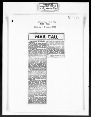 Thumbnail for MFAA Field Reports > MFAEA—MTO Report For June 1945