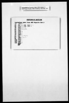 Captions to Photographs in AMG Reports > Captions To Photographs In AMG Reports, 1944-1945