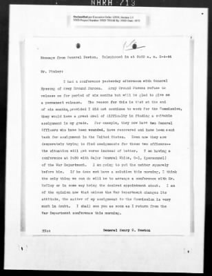 Thumbnail for Correspondence with Henry C Newton > Ex Officio Activities, American Commission For The Protection & Salvation Of Europeon Monviments Brig General Henry C Newton (NGA-DEF)