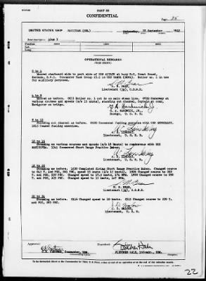 USS HALLIGAN > War Diary, 9/1-30/43