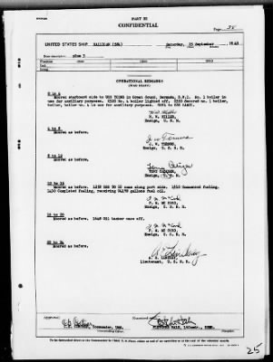 USS HALLIGAN > War Diary, 9/1-30/43