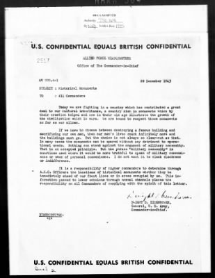 Thumbnail for Correspondence with Commission Members and Personnel > Cairns, Huntington John Gilmore And John H. Scarff [Oct 1943-Dec 1944