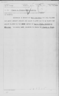 Old German Files, 1909-21 > Claude G. Floyd (#261765)