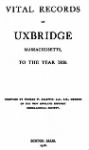 Thumbnail for UXBRIDGE MA BIRTHS TITLE PAGE