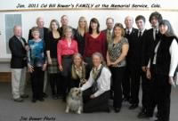 Bill and Lorraine Bower's Family, in Colo. at the Memorial Service, Jan.2011