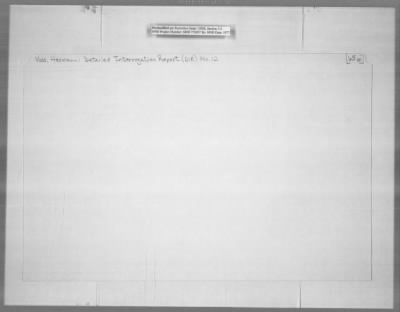 Thumbnail for Restitution Research Records > Voss, Hermann: Detailed Interrogation Report (DIR) No. 12