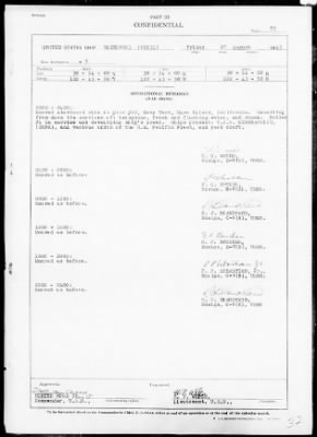 USS HAZELWOOD > War Diary, 8/1-31/43