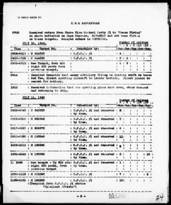 USS SAVANNAH > Action Report of Op “HUSKY”