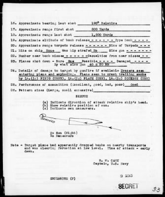 USS SAVANNAH > Action Report of Op “HUSKY”