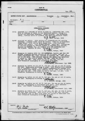 Thumbnail for USS GOLDSBOUROUGH > War Diary, 9/1/43 to 10/31/43