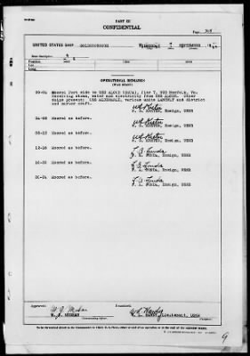 Thumbnail for USS GOLDSBOUROUGH > War Diary, 9/1/43 to 10/31/43