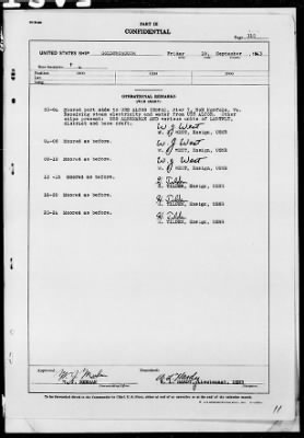 Thumbnail for USS GOLDSBOUROUGH > War Diary, 9/1/43 to 10/31/43